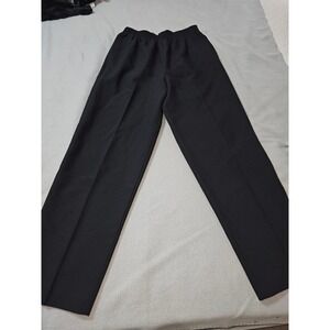 Allison Daley black slacks womens 8P Pettite classy dress pants work party